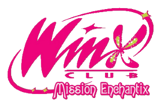 Winx Club Mission Enchantix title screen for Nintendo DS